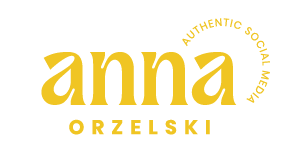 Logo Anna Orzelski – Authentic Social Media